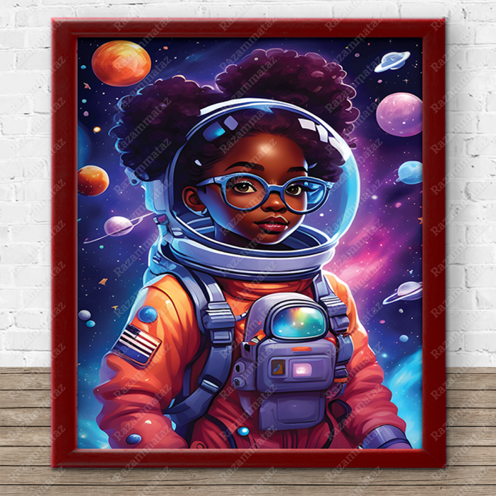 Black Girl Astronaut A